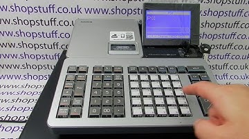 Casio SRS500 PCRT540 SRS820 How To Activate The Non-Graphic Receipt Header Message