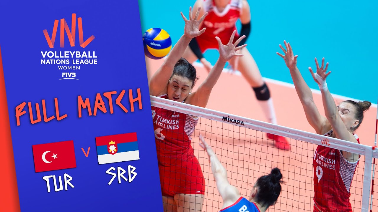 Turkey 🆚 Serbia - Full Match Womens Volleyball Nations League 2019
