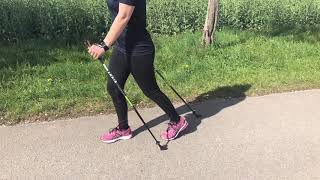 Grundtechnik des Nordic Walking