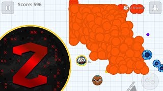 WHO SPAWNED IN MY MACRO MASS PILE?! (Agar.io Mobile Gameplay)