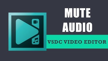 How to mute audio of a video in VSDC Free Video Editor?