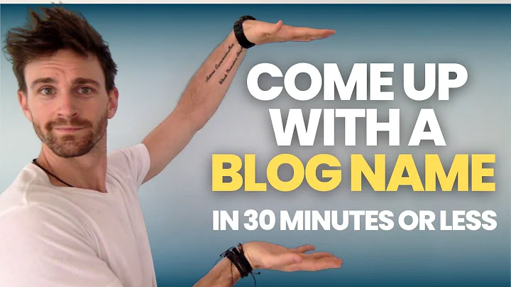 Mastering Blog Naming: Create a Memorable Domain in 30 Minutes!