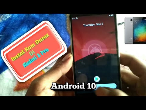Redmi 3 Pro Custom Rom Durex Versi Android 10 Youtube