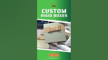 Luxurious and Durable Custom Rigid Boxes