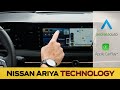 Media Screen In The 2023 2025 Nissan Ariya Apple CarPlay Android Auto Charging And More