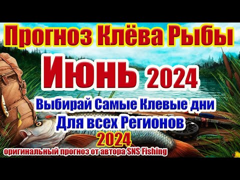 Календарь Рыбака На Июнь 2024 Прогноз Клева Рыбы На Неделю Календарь Клева Рыбы