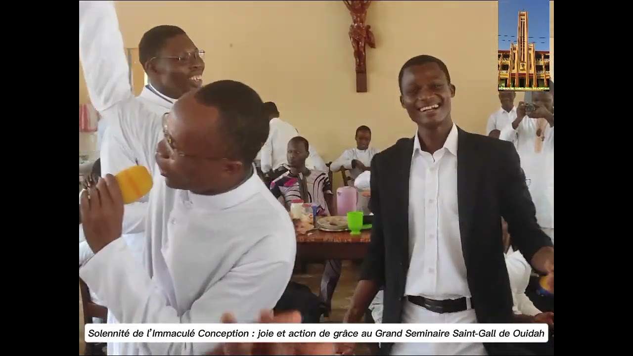 Solennité de l'Immaculée Conception au Grand Séminaire Saint-Gall de Ouidah ce 09/12/2024