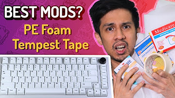 GMMK Pro Mods part 2: PE Foam, Tempest Tape, Holee, D65 Gaskets (with Comparison Sound Tests)