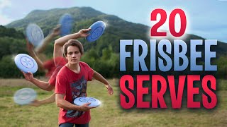 Frisbee Throws / 20 Frisbee Serves