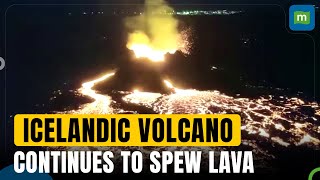 Icelandic Volcano Continues To Spew More Smoke Lava