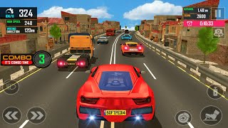 Racing in Highway Car 2019 - City Car Driving Android Gameplay screenshot 1