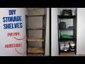 DIY STORAGE SHELVES from PVC - How To Make