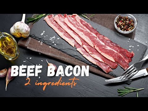 اسهل وابسط طريقه لعمل البيكون البقري