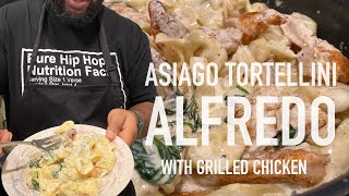 Asiago Tortellini Alfredo with Chicken | Olive Garden Copycat