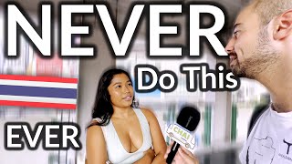 🇹🇭|  What Foreigners Should NEVER Do In Thailand? Asking Local Thai People in BANGKOK, ASOK BTS