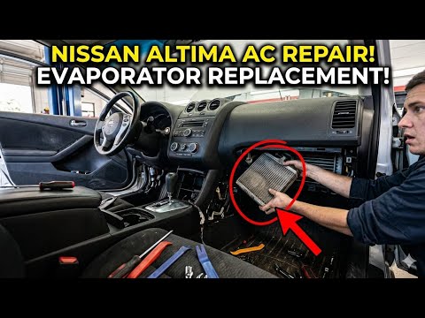 Nissan Altima evaporator core replacement with out Removal Dashboard