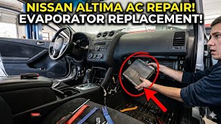 Nissan Altima evaporator core replacement with out Removal Dashboard