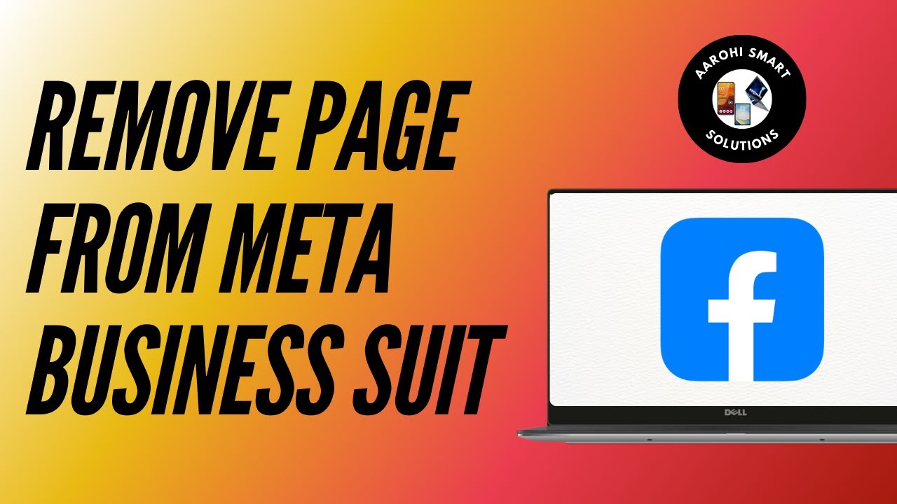 How To Remove Facebook Page From Meta Business Suit - YouTube