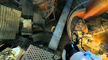 Portal 2 Single-Player Walkthrough - Chapter 6: The Fall - Part 1