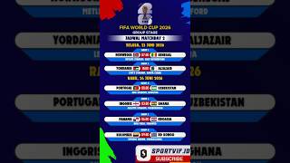 ⚽🔥 Jadwal Piala Dunia 2026 | Matchday 2 | Belanda vs Swedia