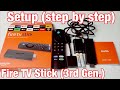 Fire TV Stick (3rd Gen.): How to Setup (step by step) (2021 Release)