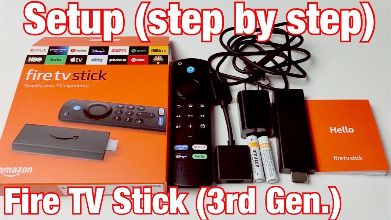 Fire TV Stick (3rd Gen.): How to Setup (step by step) (2021