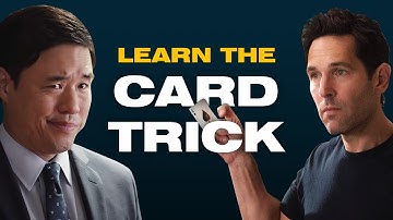 Ant-Man & Jimmy Woo Card Trick Taught by a REAL MAGICIAN