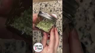 Hack for Making Black Nonpareils @FlourEggsYeast