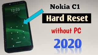 nokia 1165 hard reset (no wipe data option) nokia c1 ta 1165 pattern  pin remove Without PC 2020