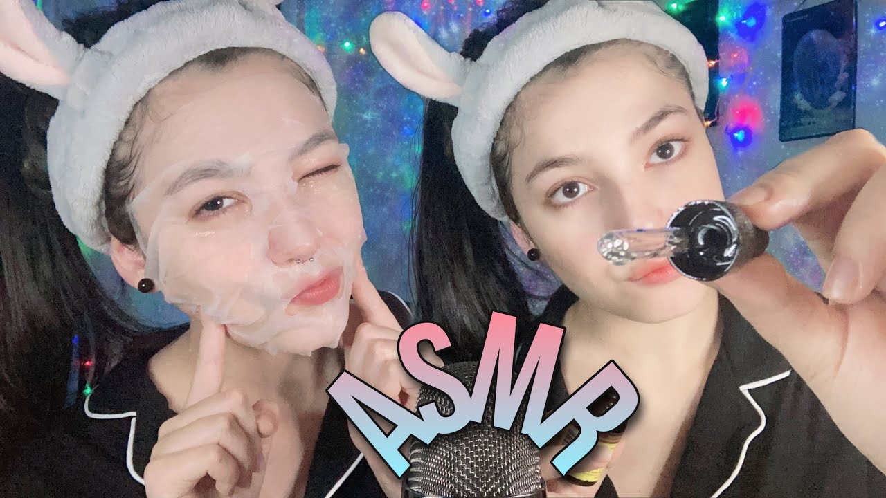 ASMR AMIGA CUIDANDO DA SUA PELE | SKIN CARE RELAXANTE 💆‍♀️
