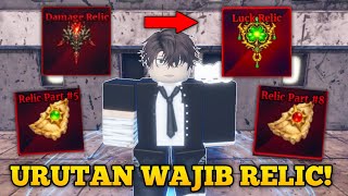 Penjelasan RELIC! Semua Lokasi Part & Urutan Terbaik di Sailor Piece