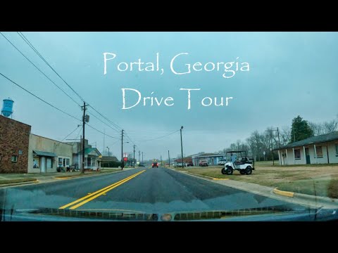 Portal, Georgia - Drive Tour | 4K USA