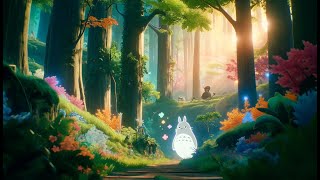 Dreamy Ghibli Lo-fi Beats to Study/Relax to in Totoro's World