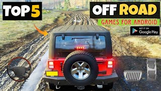 TOP 5 OFFROAD GAMES FOR ANDROID|OFFROAD CAR DRIVING GAMES FOR ANDROID|NEW GAMES 2024