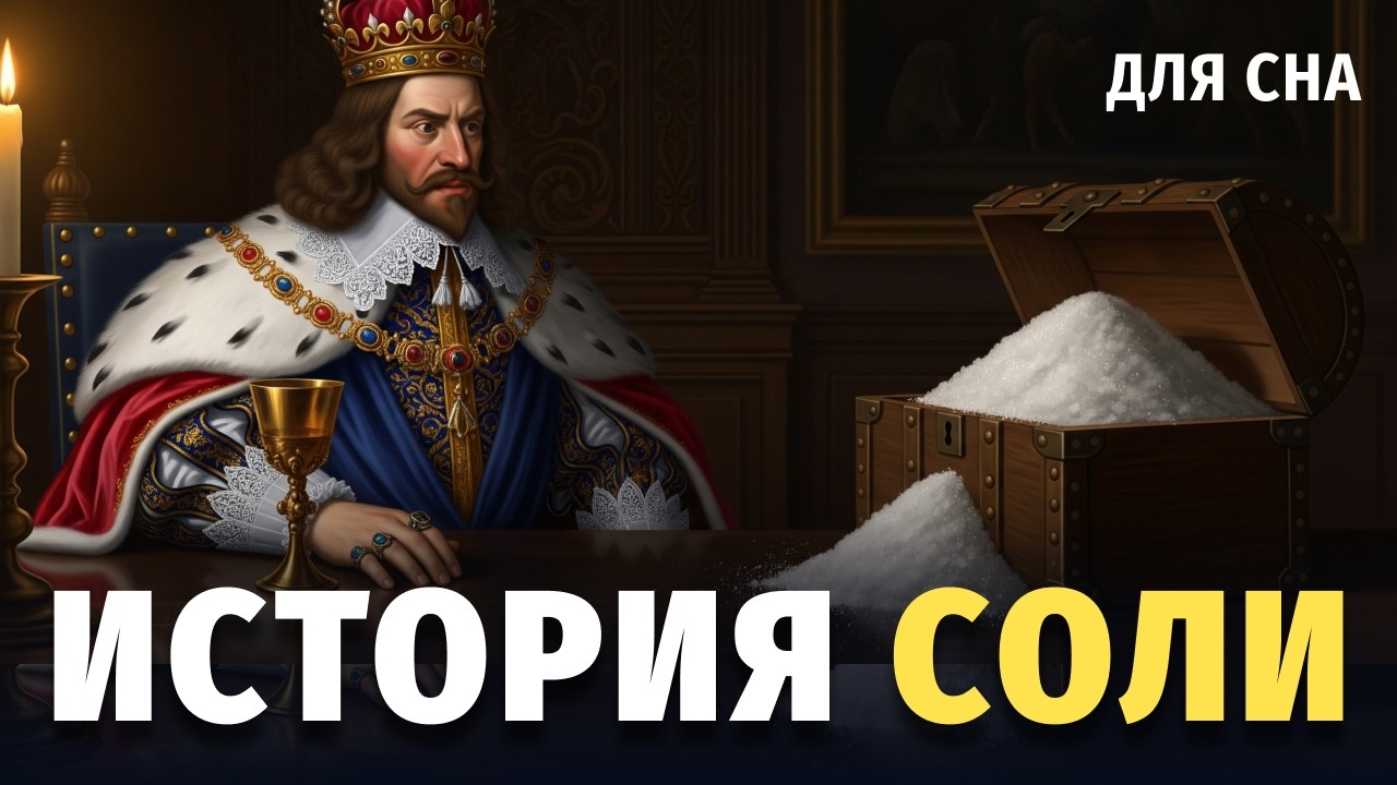 🌙 Лекция для сна 🧂📜 Соль: как МАЛЕНЬКИЙ КРИСТАЛЛ правил СУДЬБОЙ ИМПЕРИЙ?