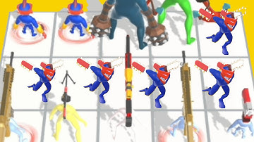 MAX LEVEL in Chainsaw Head: Run and Merge Game. Level 20