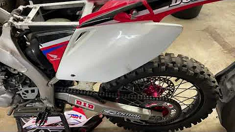 Honda CRF 450, R, Backfire Threw Exhaust, Pops Threw Carburetor, Loose Timing Chain, Bad Tensioner