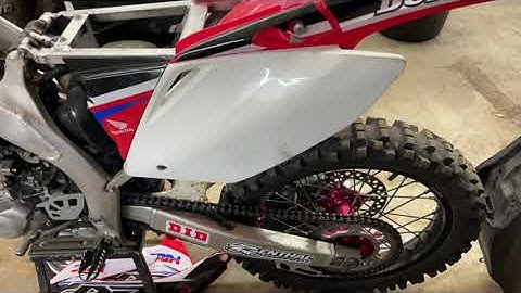 Honda CRF 450, R, Backfire Threw Exhaust, Pops Threw Carburetor, Loose Timing Chain, Bad Tensioner