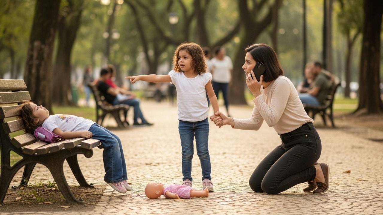 Uma Criança de 7 Anos Me Implorou Para Salvar Sua Irmã. A Mãe as Abandonou no Parque. De Repente...