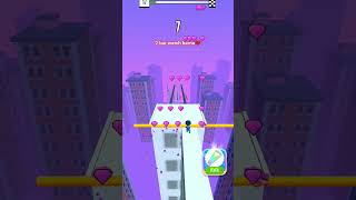 Roof Rails Gameplay Level 112😱 Android Funny Gameplay Video #roofrails #gta #shot