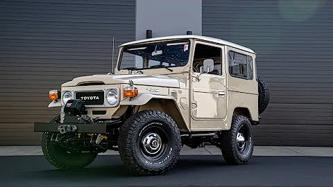 1984 Toyota FJ40 Land Cruiser Shifting Gears