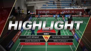 Lutfi A/Zank O (Mutiara Cardinal Bandung) VS Ananda I Gusti H/Rifky Cahaya I (Jaya Raya Jakarta)