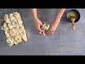 How to make a scrunched fillo pastry pie top