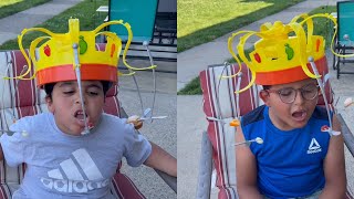 Who eats the most snacks ?chow crown challenge #kidsgames  #gaming