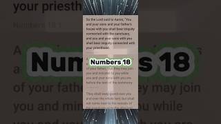 Numbers 18 - ESV