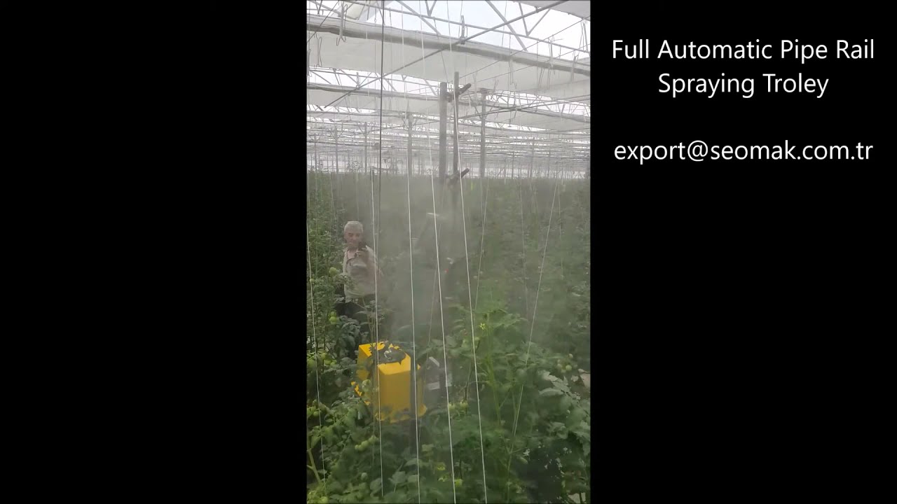 Full Automatic Pipe Rail Spraying Trolley