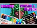 Sharpie markers vs winsor  newton markers sharpie vs winsor  newton  marker review