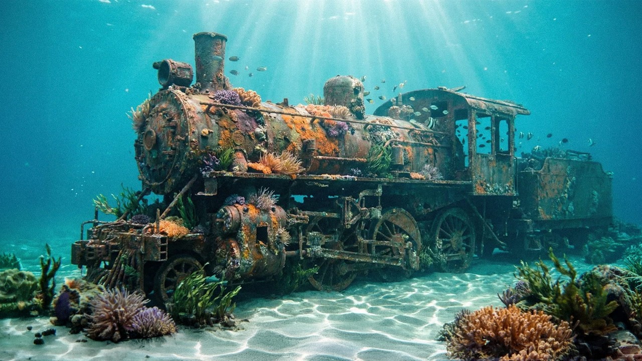 Why Steam Locomotives Are Abandoned Underwater