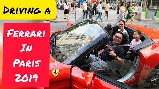 Driving a Ferrari in Paris