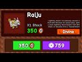 Raiju Design Showcase grow a garden (in low quality)